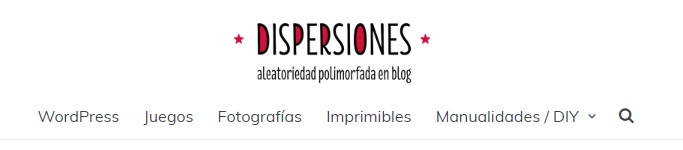 El menú se presenta inicialmente sin iconos